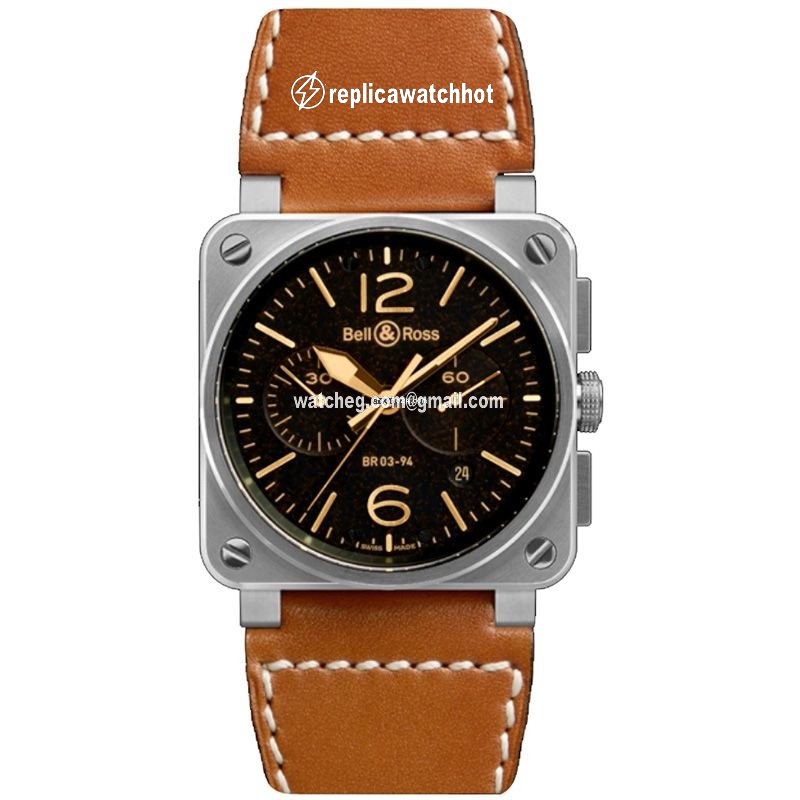 Bell & Ross BR 03-94 Chronographe Mens watch Unisex Automatic Steel BR0394-ST-G-HE SCA