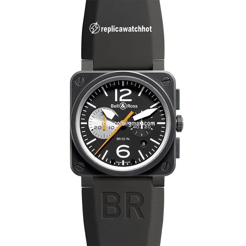Bell & Ross BR 03-94 Chronographe Mens watch Unisex Automatic BR0394-BW