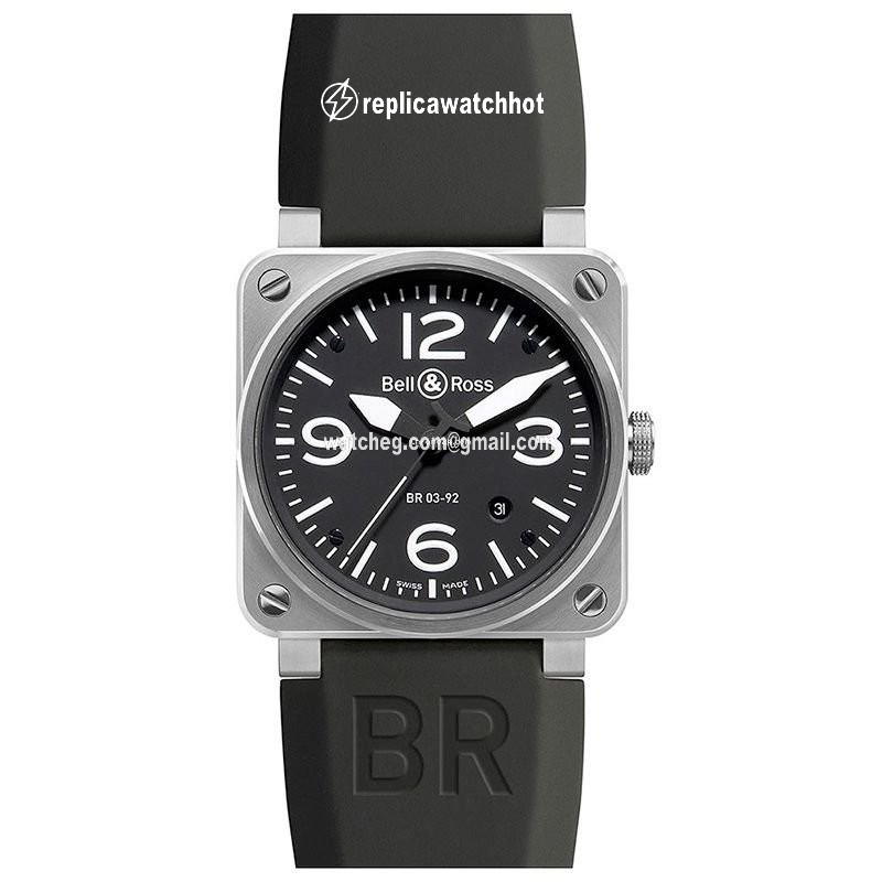 Bell & Ross BR 03-92 Steel Mens watch Unisex Automatic Steel BR03-92 BLC-ST