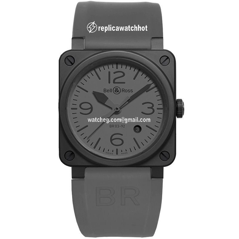 Bell & Ross BR 03-92 Ceramic Mens watch Unisex Automatic Ceramic BR0392-COMMANDO-CE