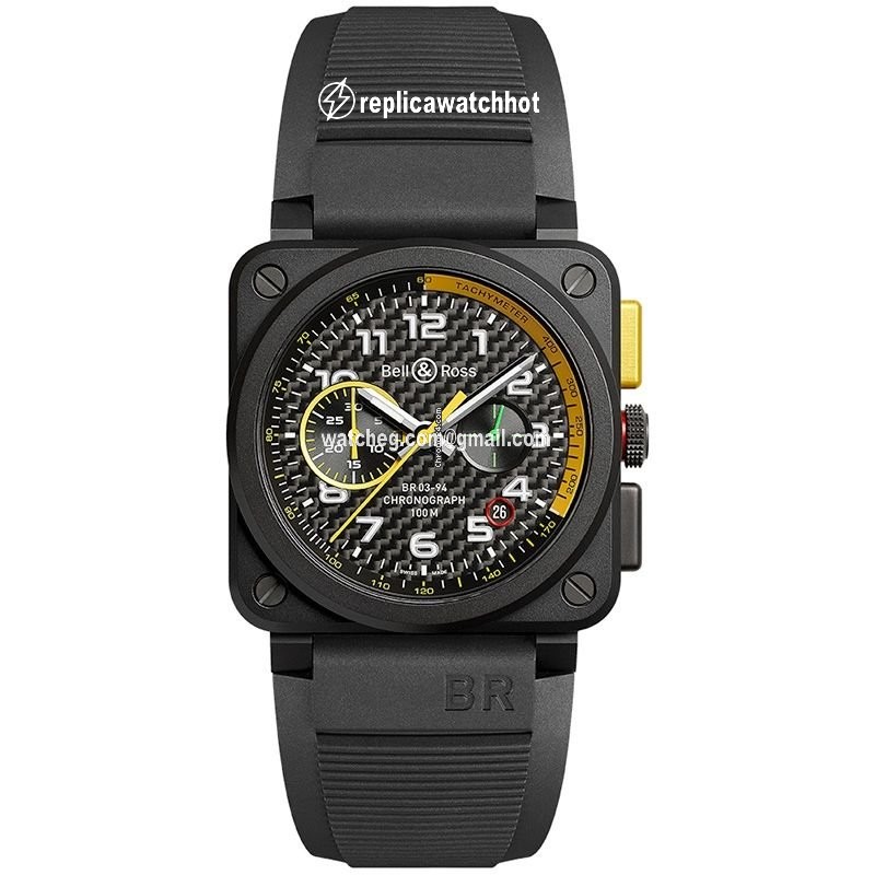 Bell & Ross BR 03-94 Chronographe Mens watch Unisex Automatic Steel BR0394-RS17