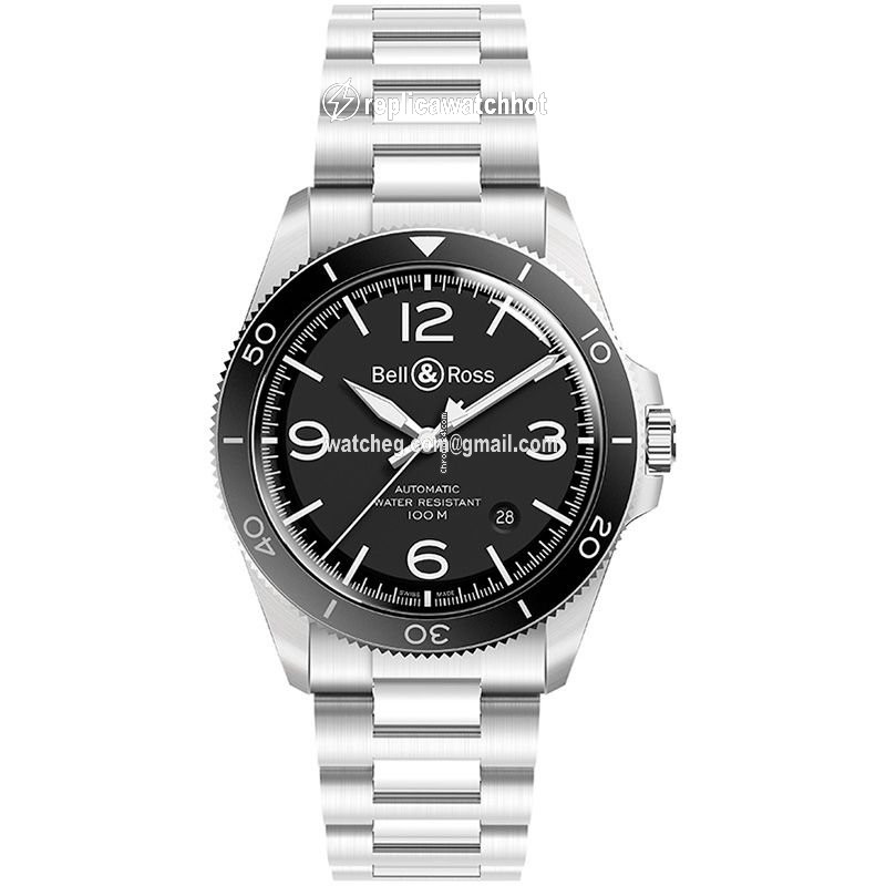 Bell & Ross BR V2 Mens watch Unisex Automatic Steel BRV292-BL-ST SST