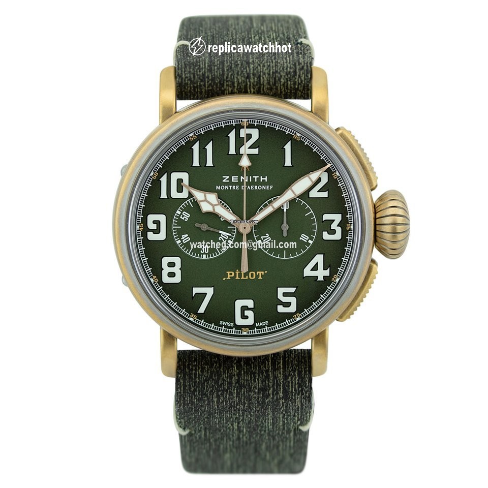 Zenith Pilot Mens watch Unisex Automatic Bronze 29.2430.4069 63.I001