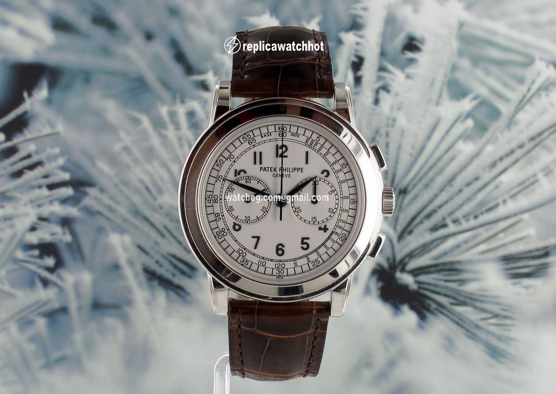Patek Philippe Chronograph Manual winding White gold 5070G - 001