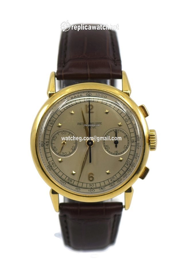 Patek Philippe Chronograph Mens watch Unisex Manual winding Yellow gold 1579