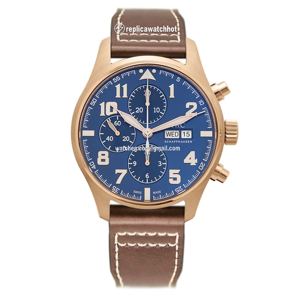 IWC Pilot Chronograph Mens watch Unisex Automatic Red gold IW377721