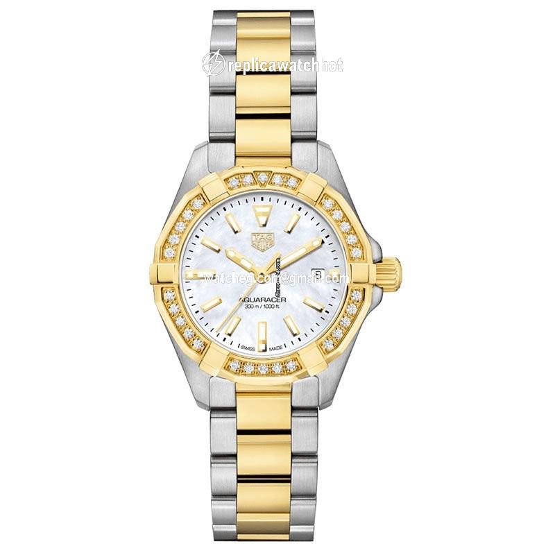 TAG Heuer Aquaracer Lady Womens watch Quartz Gold Steel WBD1421.BB0321