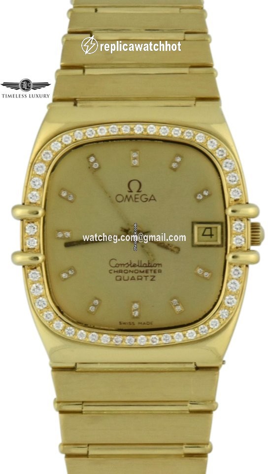 Omega Constellation Quartz Mens watch Unisex Quartz Yellow gold 498.0019