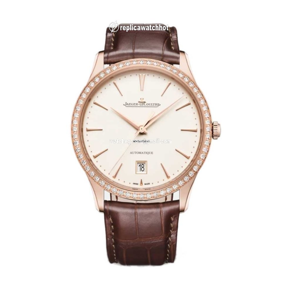 Jaeger-LeCoultre Master Ultra Thin Date Mens watch Unisex Automatic Rose gold 1232501