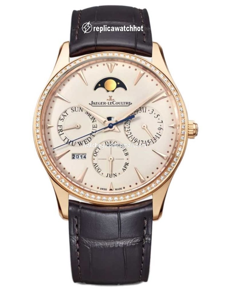 Jaeger-LeCoultre Master Ultra Thin Perpetual Mens watch Unisex Automatic Rose gold 1302501