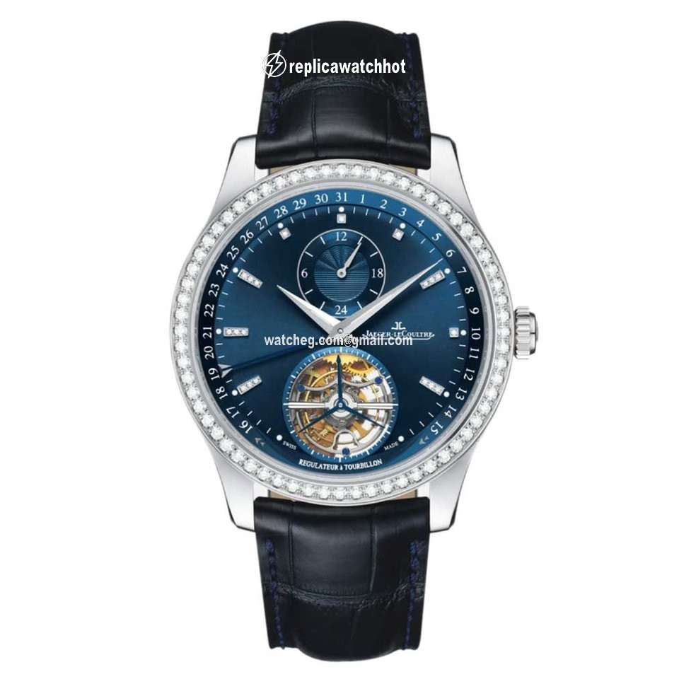 Jaeger-LeCoultre Master Tourbillon Mens watch Unisex Automatic White gold Q1563480