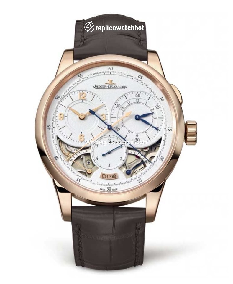 Jaeger-LeCoultre Duometre Mens watch Unisex Manual winding Rose gold 6012421