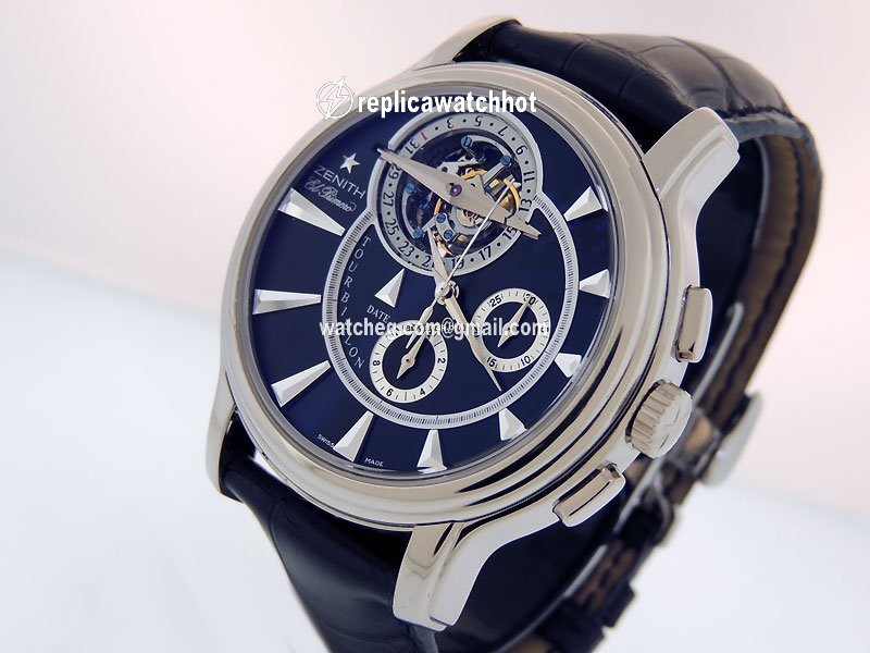 Zenith Academy Mens watch Unisex Automatic White gold 65.1260.4005