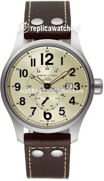 Hamilton Khaki Field Officer Mens watch Unisex Automatic Steel H70655723