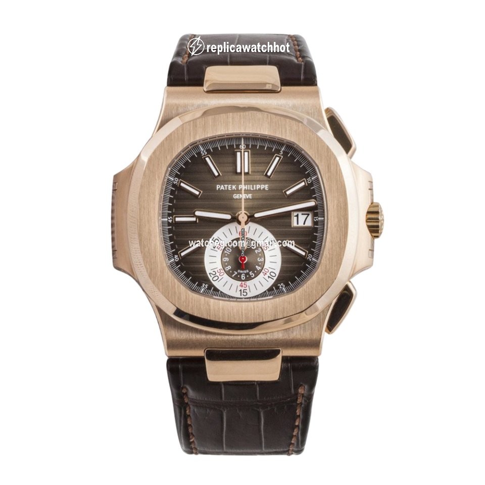Patek Philippe Nautilus Mens watch Unisex Automatic Rose gold 5980 R-001