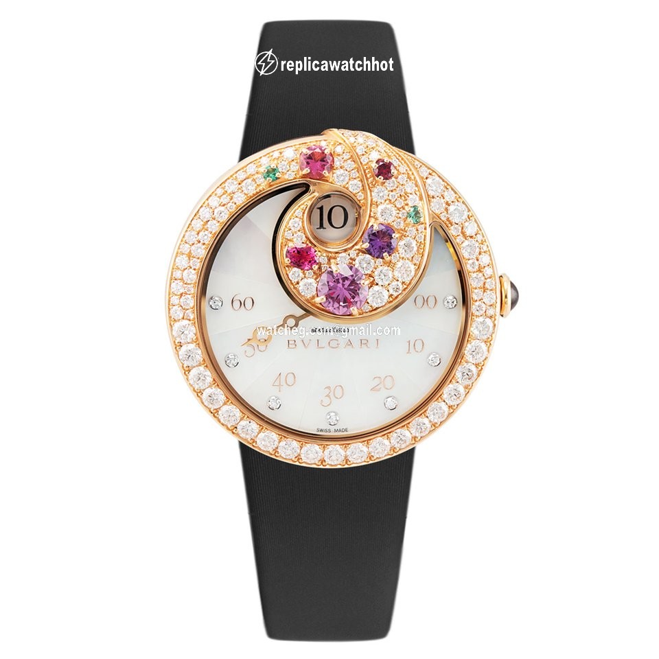 Bulgari Womens watch Automatic Rose gold 102007 BEP40WGD2LR
