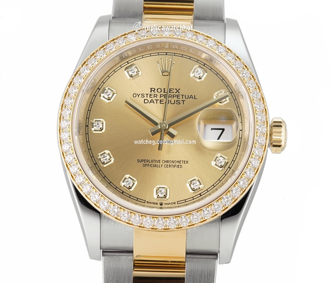 Rolex Datejust 36 Gold Steel Automatic 126283