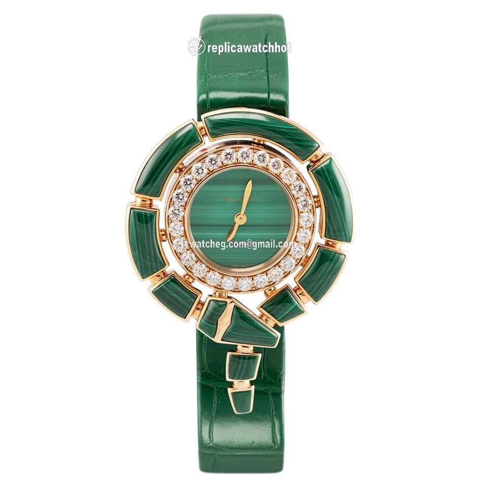 Bulgari Serpenti Womens watch Quartz Rose gold 102871 SPP37MAGDMAL