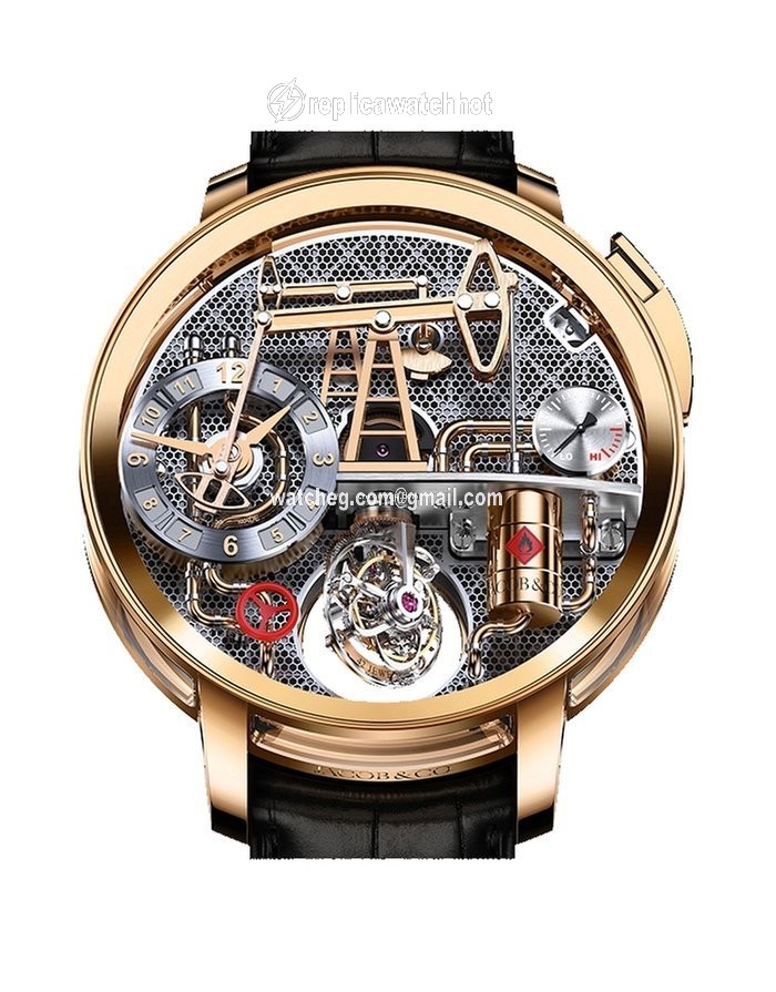 Jacob & Co. Mens watch Unisex Manual winding Rose gold OI100.AA.AA.A