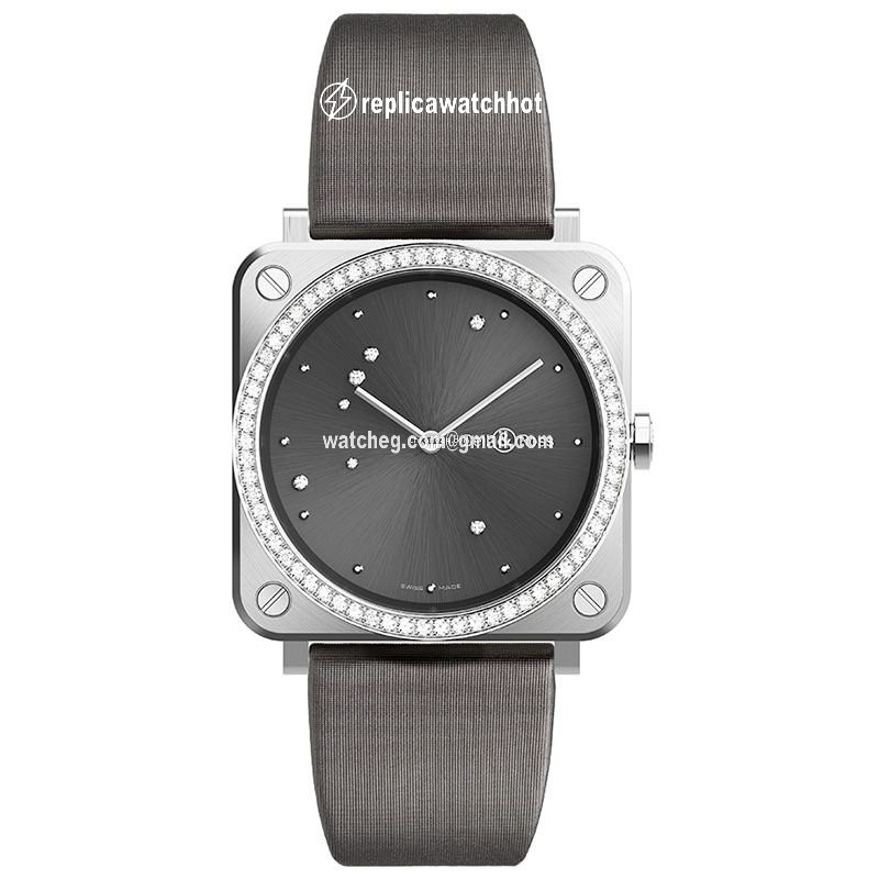 Bell & Ross BR S Womens watch Quartz Steel BRS-ERU-ST-LGD SCA