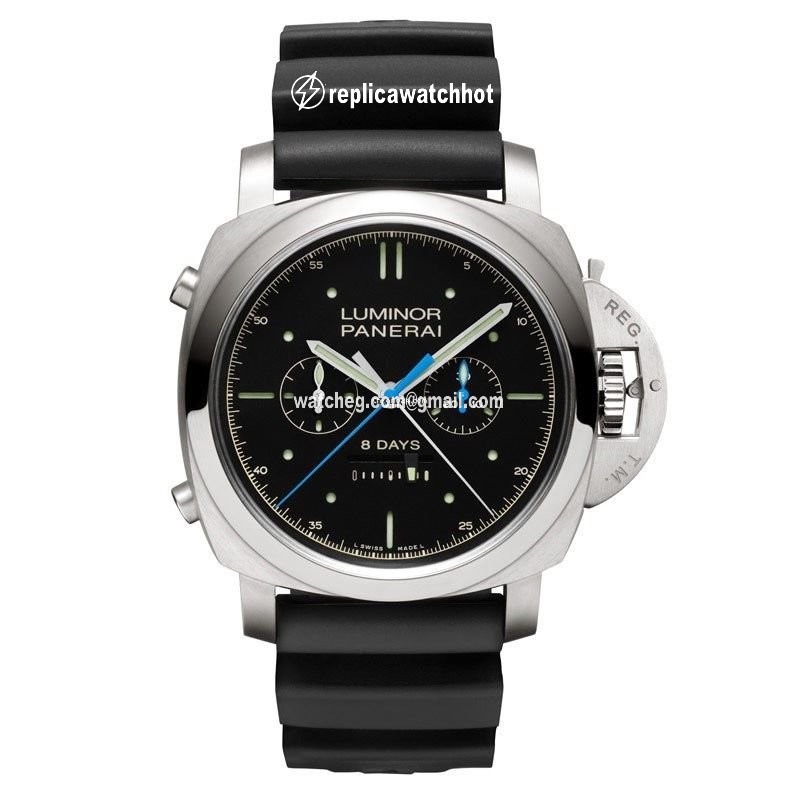 Panerai Luminor 1950 Rattrapante 8 Days Mens watch Unisex Manual winding Titanium PAM00530