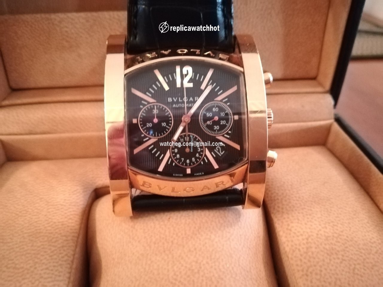 Bulgari Assioma Mens watch Unisex Automatic Rose gold AA P 48 G CH