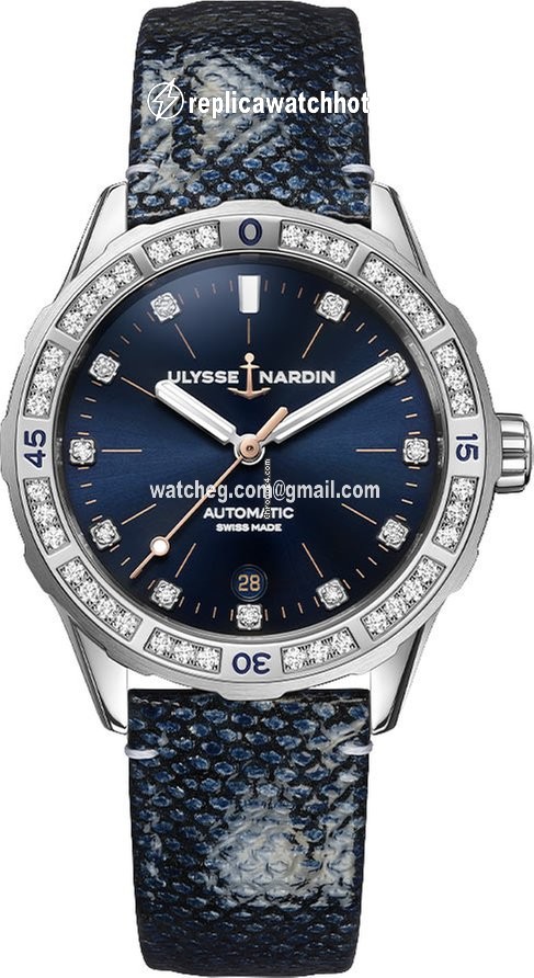Ulysse Nardin Lady Diver Womens watch Automatic Steel 8163-182B.2 13