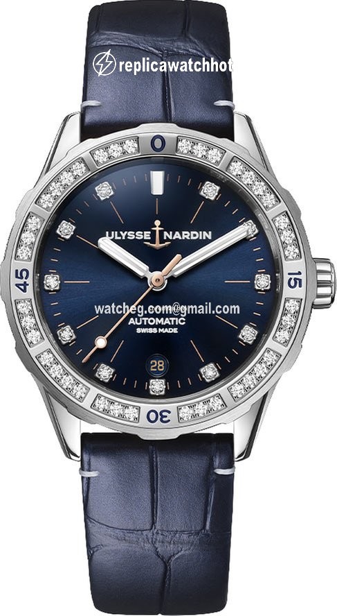 Ulysse Nardin Lady Diver Womens watch Automatic Steel 8163-182B.1 13