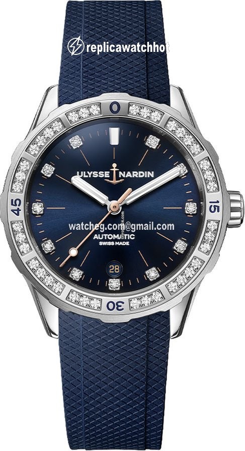 Ulysse Nardin Lady Diver Womens watch Automatic Steel 8163-182B-3 13