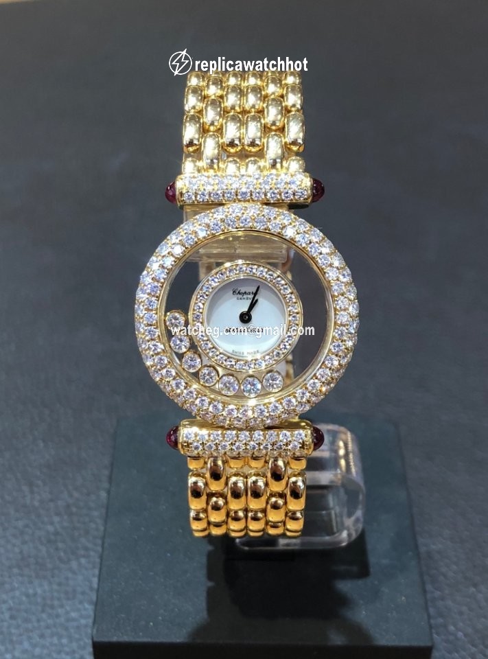 Chopard Happy Diamonds Womens watch Quartz Yellow gold 20 5617-21