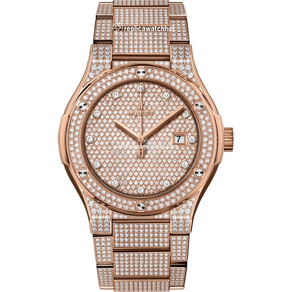Hublot Classic Fusion 45, 42, 38, 33 mm Mens watch Unisex Automatic Rose gold 548.OX.9000.OX.3704