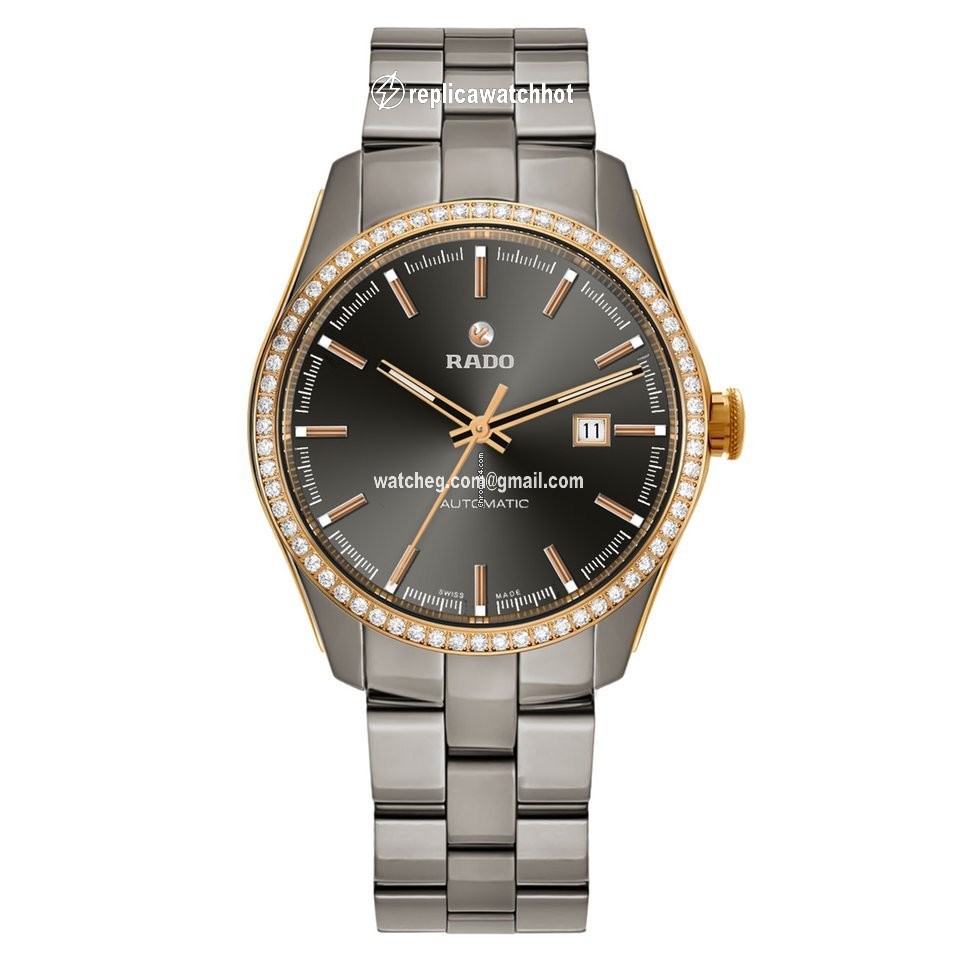 Rado HyperChrome Diamonds Womens watch Automatic Steel R32523102 or 01.580.0523.3.010