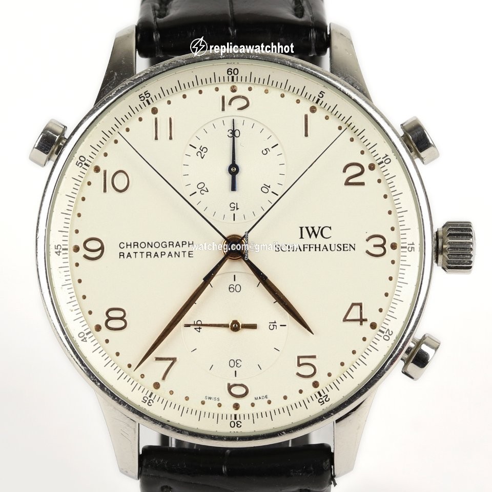 IWC Portuguese Chronograph Mens watch Unisex Manual winding Steel IW371201