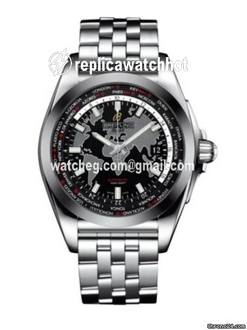 Breitling Galactic Unitime Mens watch Unisex Automatic Steel WB3510U4.BD94.375A
