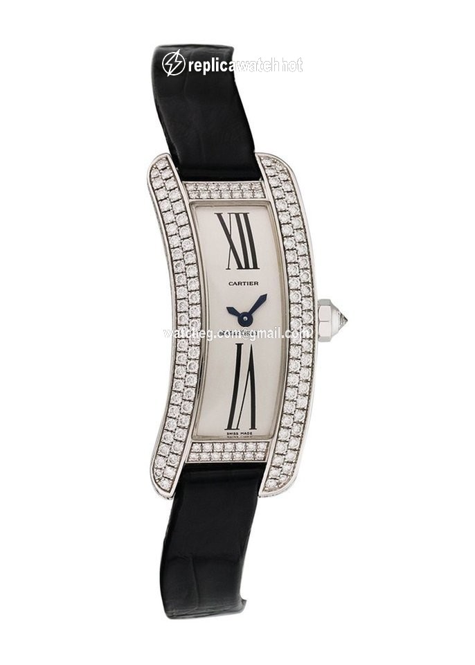 Cartier Tank Americaine Womens watch Quartz White gold 2625