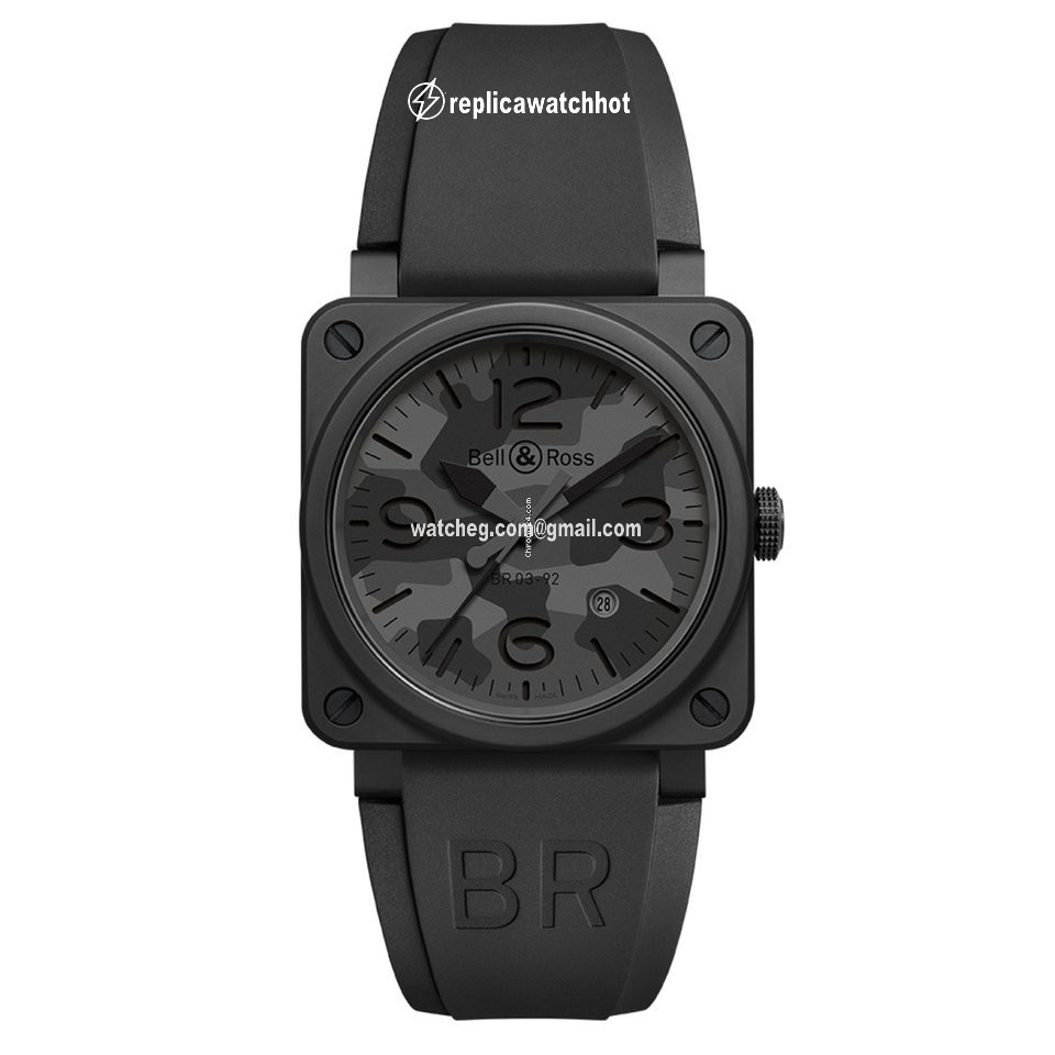 Bell & Ross BR 03-92 Ceramic Mens watch Unisex Automatic Ceramic BR0392CAMOCE SRB
