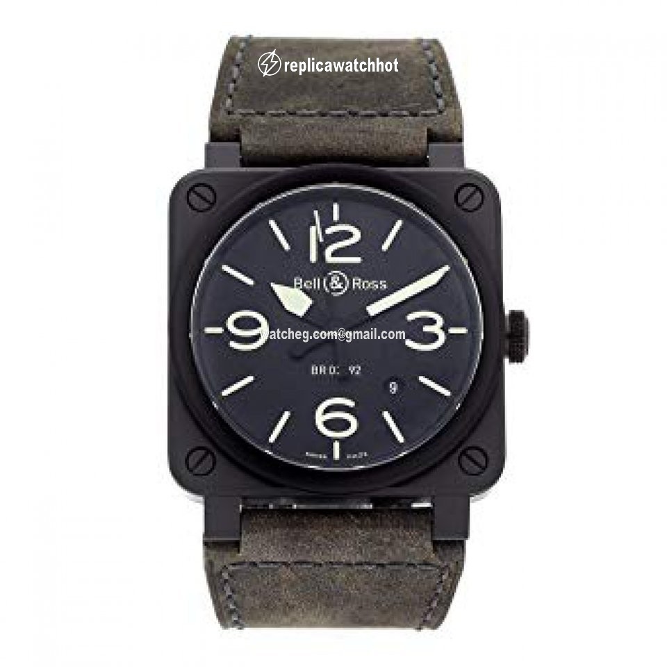 Bell & Ross BR 03-92 Ceramic Mens watch Unisex Automatic Ceramic BR0392BL3CE SCA