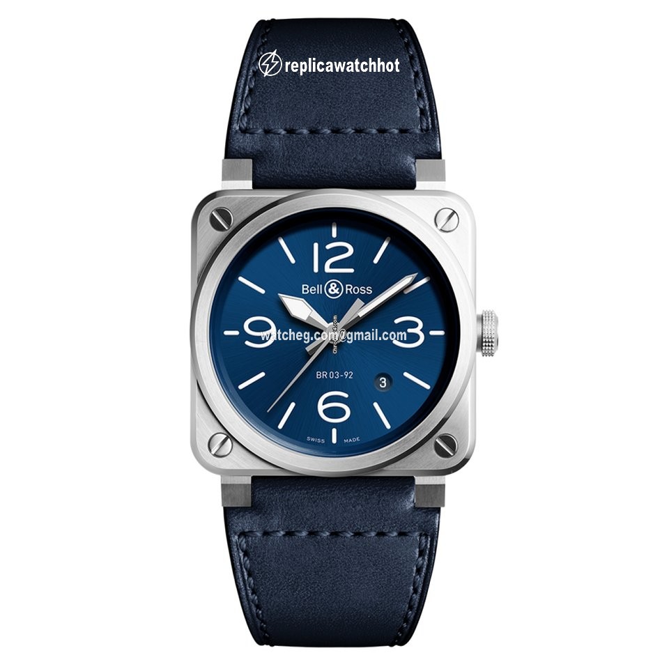 Bell & Ross BR 03-92 Steel Mens watch Unisex Automatic Steel BR0392BLUST SCA