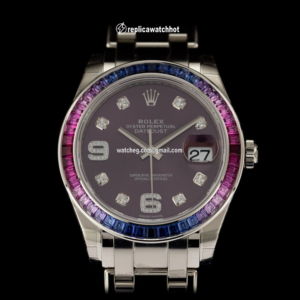 Rolex Pearlmaster Mens watch Unisex White gold Automatic 86349SAFUBL