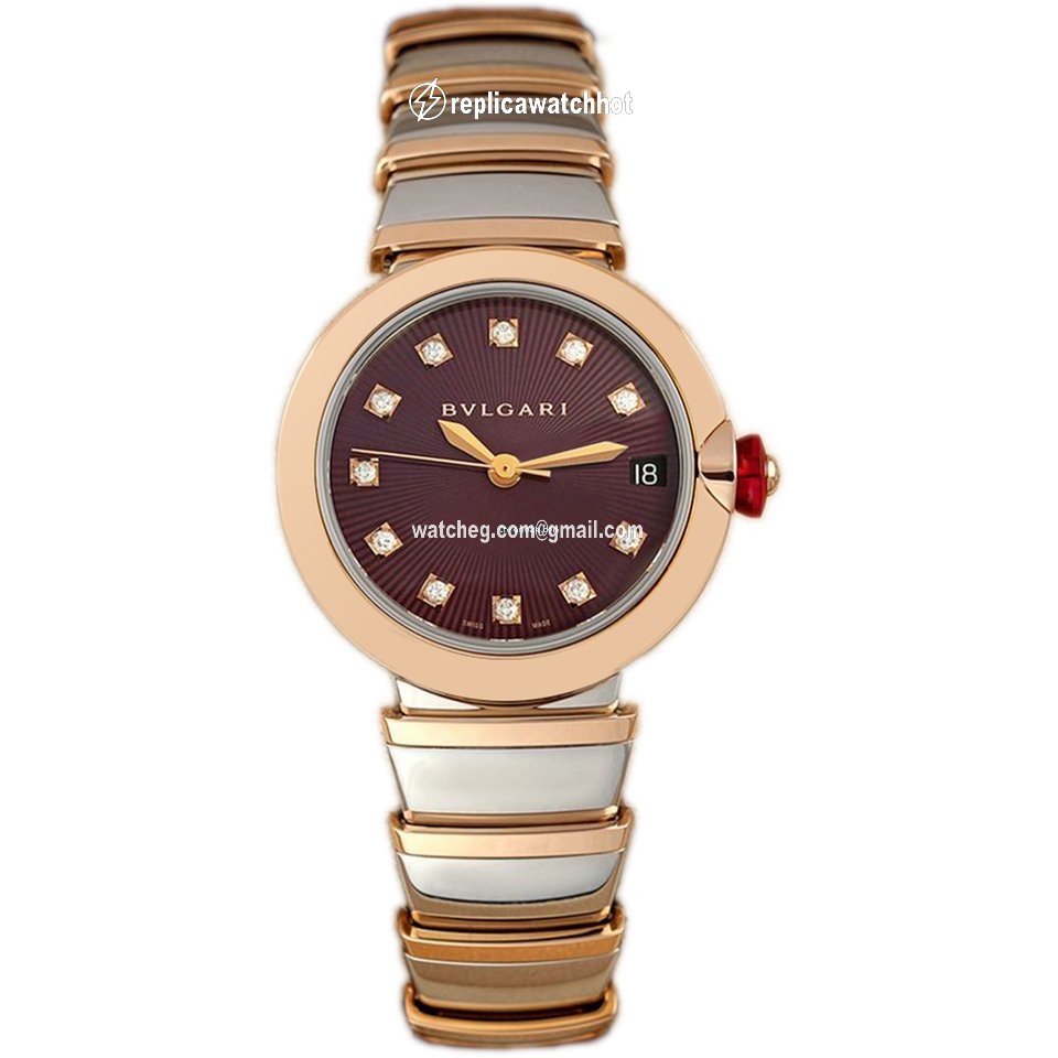 Bulgari Lucea Womens watch Quartz Gold Steel 102691 LU28C11SPGSPG 12?