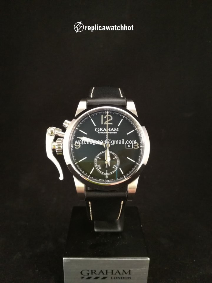 Graham Chronofighter 1695 Mens watch Unisex Automatic Steel 2CXAS