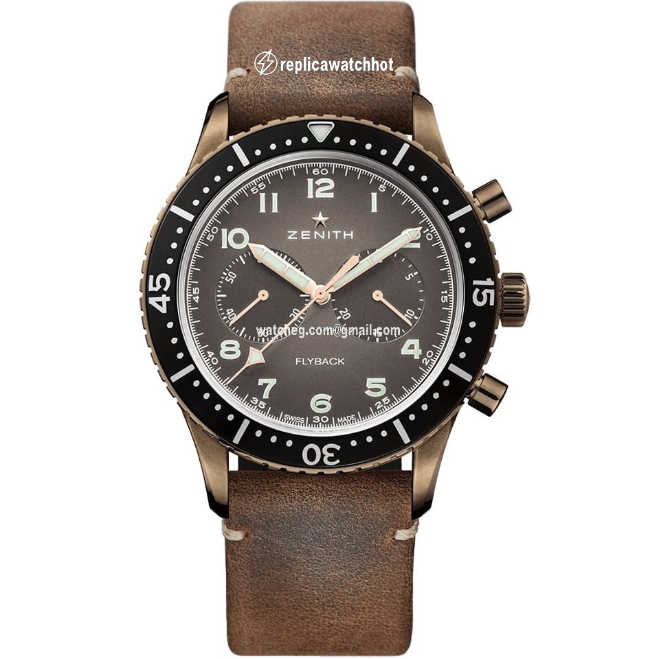 Zenith Pilot Mens watch Unisex Automatic Bronze 29.2240.405-18.C801