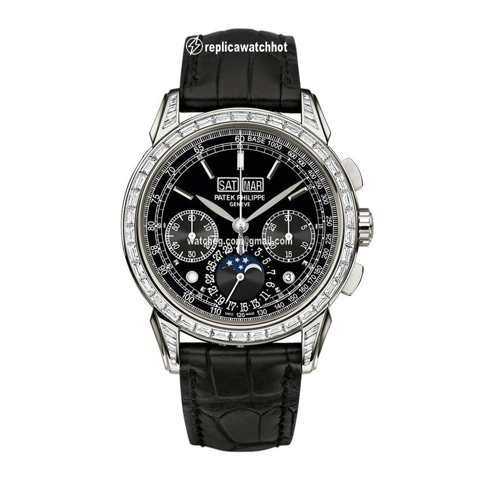 Patek Philippe Perpetual Calendar Chronograph Mens watch Unisex Manual winding Platinum 5271P-001