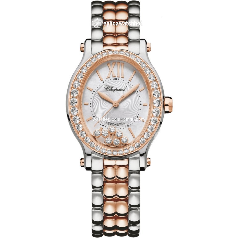Chopard Happy Sport Womens watch Automatic Gold Steel 278602-6004