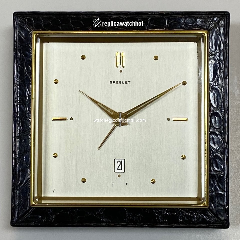 Breguet Mens watch Unisex Manual winding Yellow gold Breguet desk alarm clock