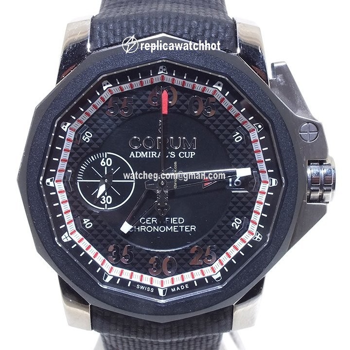 Corum Admirals Cup Seafender Centro Mens watch Unisex Automatic Titanium 961.101.04 F231 AN14