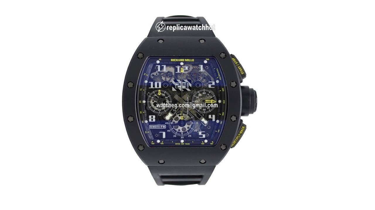 Richard Mille RM 011 Mens watch Unisex Automatic Carbon RM 011