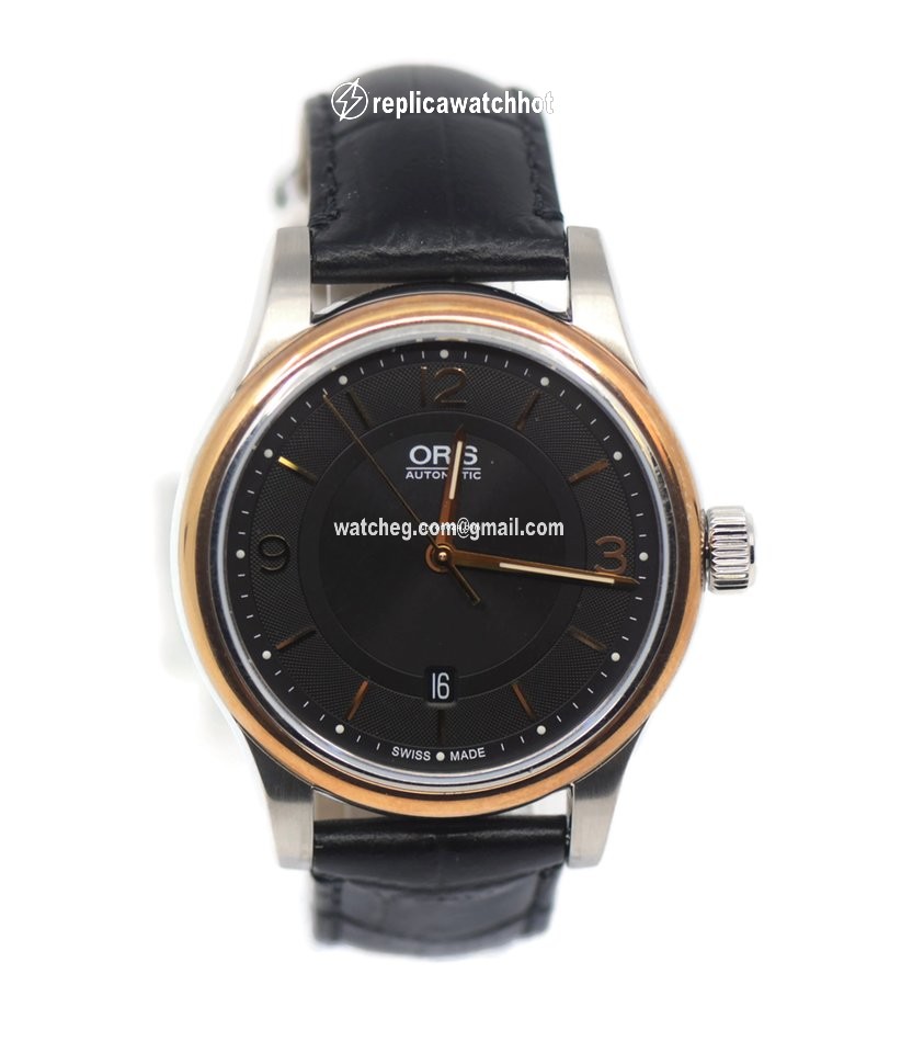 Oris Classic Mens watch Unisex Automatic Gold Steel 01 733 7594 4334-07 5 20 11