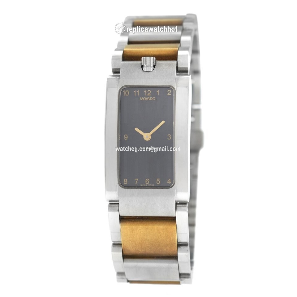 Movado Elliptica Womens watch Quartz Gold Steel 84 H5 1431
