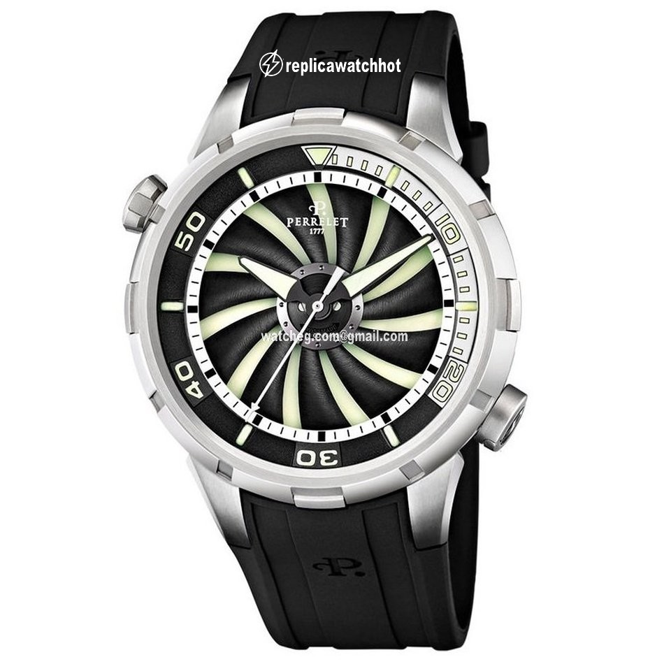 Perrelet Turbine Diver Mens watch Unisex Automatic Steel A1066.1